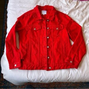 Zara Distressed Denim Jacket